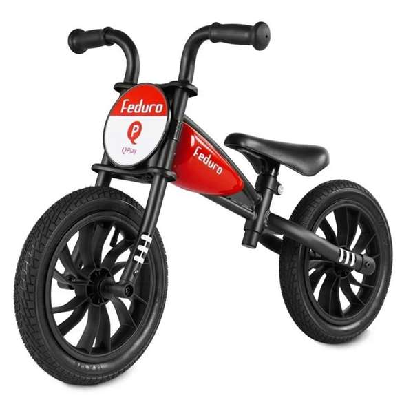 Ociotrends Feduro Draisienne rouge 12" pour enfant - Vélo sans pédales pour garçon et fille 18 mois+, métal et PVC Ociotrends Feduro Draisienne rouge 12" pour enfant - Vélo sans pédales pour garçon et fille 18 mois+, métal et PVC