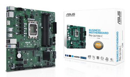 Asus Pro Q670 Carte mère Micro-ATX pour entreprise avec Intel vPro, socket LGA1700, support 12ème Gen, gestion ASUS Control Center