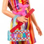 Barbie Muñeca Un Día En La Feria Jfl59 Mattel - Poupée Barbie Jour à la Foire avec Accessoires (Hauts, Lunettes, Sac, Popcorn)
