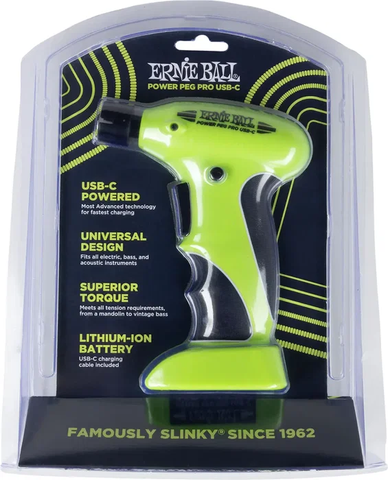 Ernieball Manivelle d'accordage Eb Power Pro USB-C