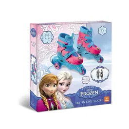 La Reine Des Neiges - Patins à roulettes 3 roues évolutifs pour fille - Modèle décoré