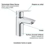 Grohe START - Mitigeur de lavabo chromé monocommande avec limiteur de débit et économie d'eau - Garantie 5 ans