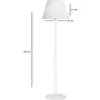 D By M.Red Lampadaire Blanc en Métal