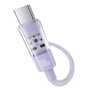 Baseus Câble USB-C vers USB-C P10373000511-01 Pourpre 2 m