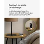 Belkin Support de Charge Magnétique Qi2 15W pour Recharge Sans Fil Rapide - Blanc