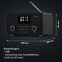 Medion Radio Internet DAB Bluetooth 2x10W RMS Noir
