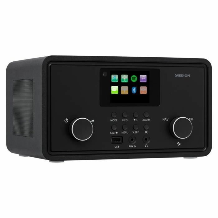 Medion Radio Internet DAB Bluetooth 2x10W RMS Noir