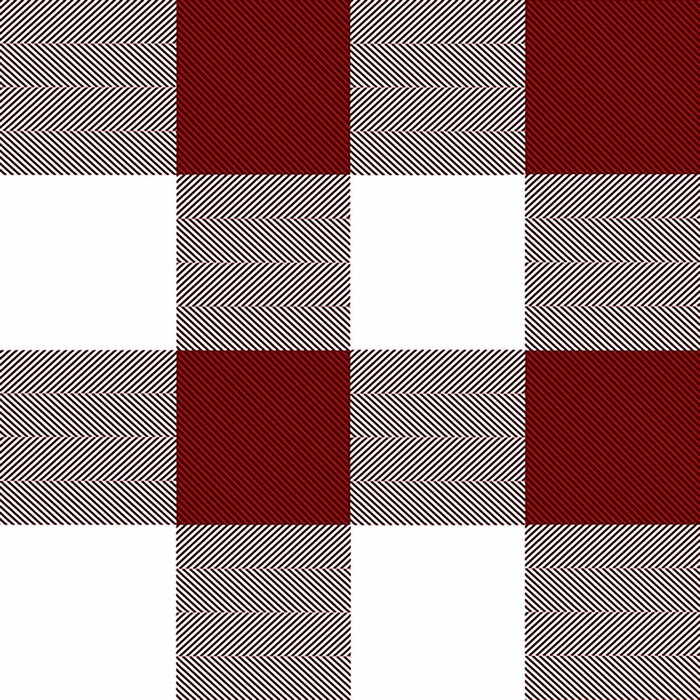 Nappe enduite antitache Belum Cuadros Bordeaux 150 x 150 cm Carreaux