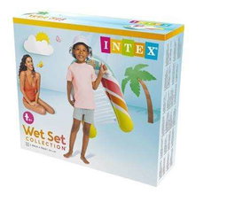 Intex - Planche de surf gonflable pour enfants (+6 ans) 84 cm x 79 cm - Modèles assortis