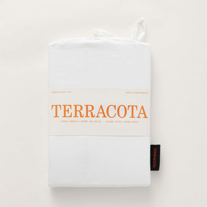 Housse de Couette SG Hogar Greige 300 Fils 180 x 220 cm