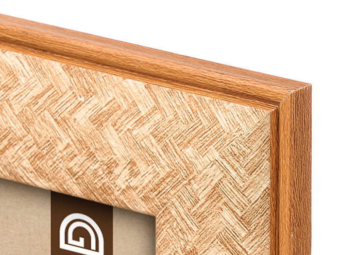 GIFTDECOR Lot de 24 cadres photo finition tressée 10x15cm Madera GIFTDECOR Lot de 24 cadres photo finition tressée 10x15cm Madera