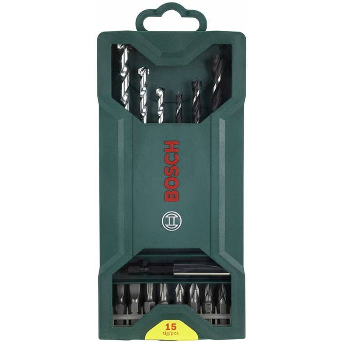 Bosch Coffret Mini-X-Line de forets et d'embouts de vissage (15 pièces)
