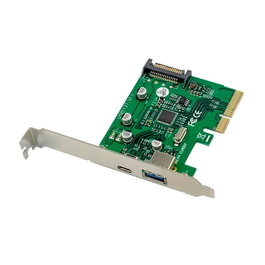 MicroConnect Carte PCI Express USB 3.1 Type C+A
