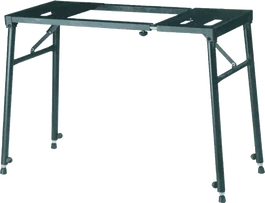 QUIKLOK Table Support Clavier Piano Électrique Pliable Hauteur et Largeur Ajustable Noir Acier