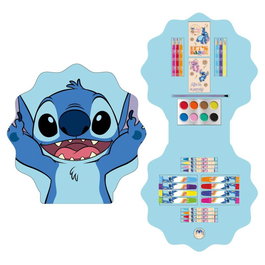 Disney Set Coloriable Stitch - Coloriage sur Toile avec Cadre 41x58 cm - CERDÁ