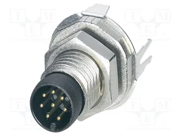 PHOENIX CONTACT Connecteur M8 mâle 8 broches droit IP67 THT