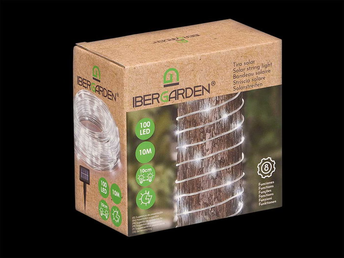 IBERGARDEN Tira Solar LED 10M Luz Fria IBERGARDEN Tira Solar LED 10M Luz Fria