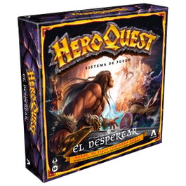 Hasbro Gaming Heroquest First Light G0978 - Jeu de société d'aventure fantasy en espagnol pour +14 ans avec plateau évolutif à double face
