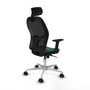 Piqueras y Crespo Chaise de Bureau avec Appui-tête 2D086N2 Vert