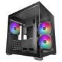 Mars Gaming MC-VIEW3 Boîtier PC MicroATX Mini Tower Noir Vitre Trempée ARGB USB-C