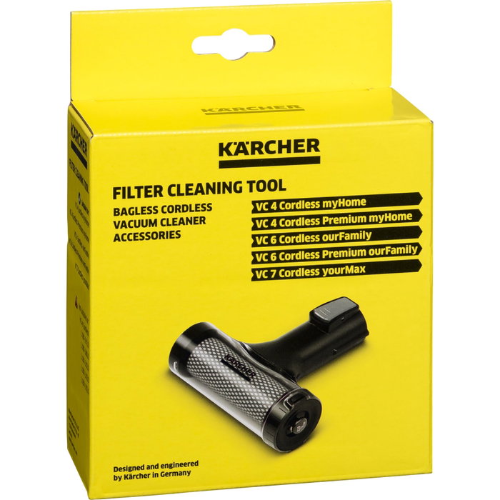Karcher Outil de nettoyage de filtre pour aspirateur VC 4 et VC 6 Cordless - Gris Karcher Outil de nettoyage de filtre pour aspirateur VC 4 et VC 6 Cordless - Gris