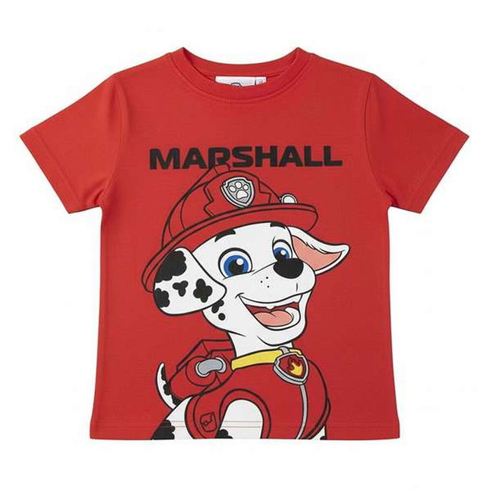 T shirt à manches courtes Enfant The Paw Patrol Rouge 46-48 T shirt à manches courtes Enfant The Paw Patrol Rouge 46-48