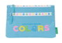 Safta Portatodo Grande 2 Compartiments à Fermeture Éclair "Spring" 23 x 16 x 3 cm, Marque Benetton