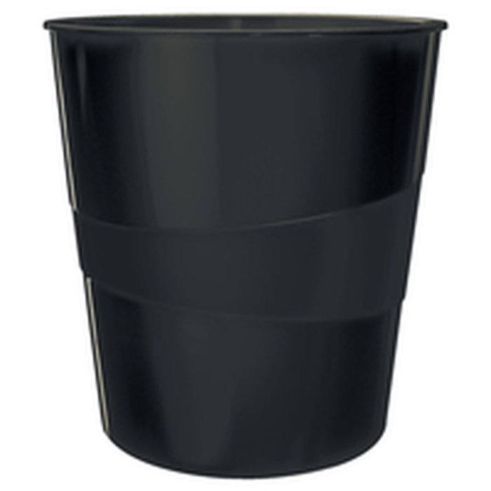 Corbeille à papier Leitz Noir Plastique recyclé Recyclable 15 L (1 Unité)