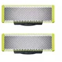 Philips QP220/51 - Lames de rechange OneBlade pour rasoir - Acier inoxydable, étanches, 4 mois d'utilisation, double sens, pour styliser et tailler la barbe