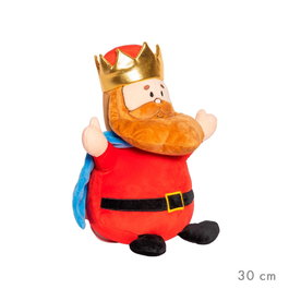 Caison Peluche des Rois Mages modèle Gaspar 30 x 31 cm