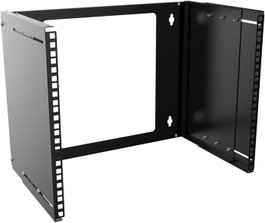 Lanview Rack Ouvert 19 pouces 8U à Profondeur Réglable pour Montage Mural