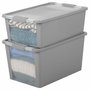Boîte de rangement Curver Gris Plastique 26 L 55 x 19 x 35 cm (7 Unités)