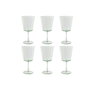 Set de Verres Home ESPRIT Vert Verre 9 x 9 x 17,8 cm (6 Unités)