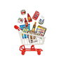 Bizak Mini World Carrito de la compra - Chariot de courses avec 10 accessoires surprise - Modèles assortis