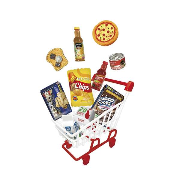 Bizak Mini World Carrito de la compra - Chariot de courses avec 10 accessoires surprise - Modèles assortis Bizak Mini World Carrito de la compra - Chariot de courses avec 10 accessoires surprise - Modèles assortis
