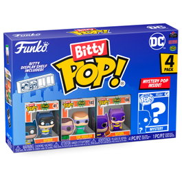 FUNKO Bitty Pop! DC Comics Batman Adam West - Pack de 4 figurines