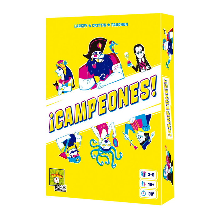 Asmodee CHAES01 ¡Campeones! Jeu de Cartes pour Enfants dès 10 Ans, 3-8 Joueurs, 30 Minutes Asmodee CHAES01 ¡Campeones! Jeu de Cartes pour Enfants dès 10 Ans, 3-8 Joueurs, 30 Minutes