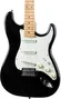 EKO Guitare Électrique Starter St401 Type Strat Diapason d'Érable - Noire