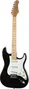 EKO Guitare Électrique Starter St401 Type Strat Diapason d'Érable - Noire