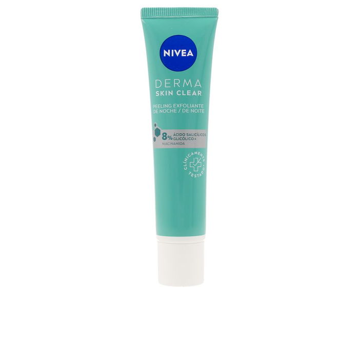 Nivea DERMA SKIN CLEAR Peeling Exfoliante Facial Nuit Acide Salicylique & Glycolique 40 ml