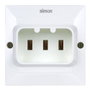 Simon Base de prise encastrable 2P+T 25A blanche pour cuisine