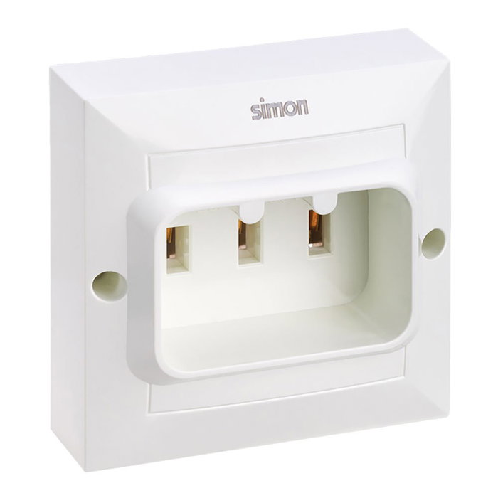 Simon Base de prise encastrable 2P+T 25A blanche pour cuisine