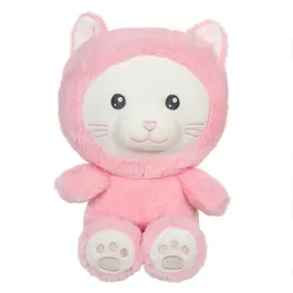 GIPSY TOYS - Peluche Chat Hoody Pets Rose 24 cm, peluche douce pour enfants