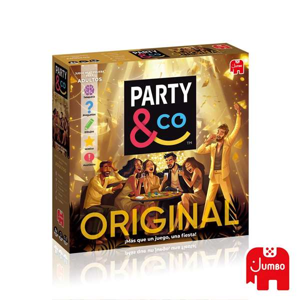 Jumbo Jeu de société Party & Co. Original – 30e anniversaire, multijeux dès 12 ans Jumbo Jeu de société Party & Co. Original – 30e anniversaire, multijeux dès 12 ans