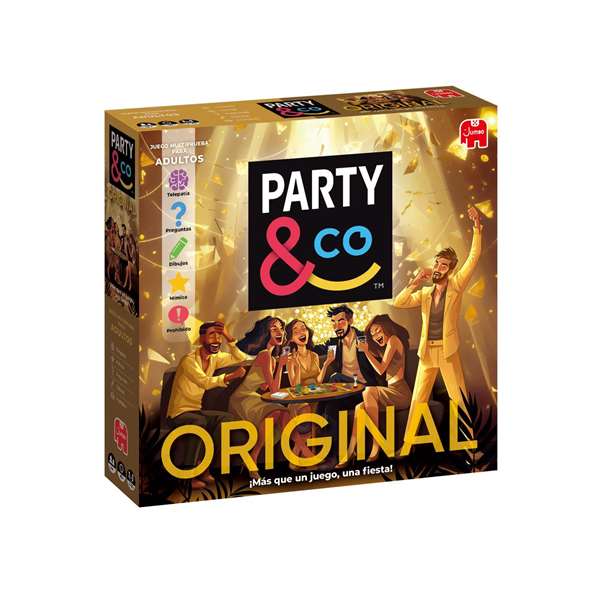 Jumbo Jeu de société Party & Co. Original – 30e anniversaire, multijeux dès 12 ans Jumbo Jeu de société Party & Co. Original – 30e anniversaire, multijeux dès 12 ans