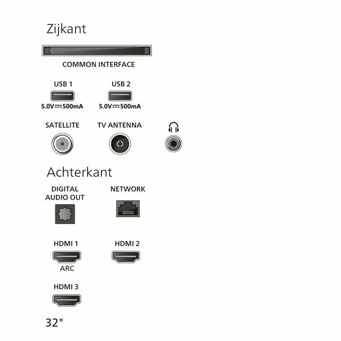 TV intelligente Philips 32PHS6000/12 32" HD LED HDR TV intelligente Philips 32PHS6000/12 32" HD LED HDR