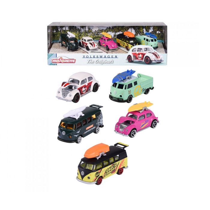 Majorette Coffret Cadeau The Originals 5 Véhicules Volkswagen Majorette Coffret Cadeau The Originals 5 Véhicules Volkswagen