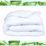 Dodo Couette Tempérée 140x200 cm 1 Personne Blanc - Housse Aloe, Garnissage Polyester 300g/m² - Douce et Confortable, Lavable Machine