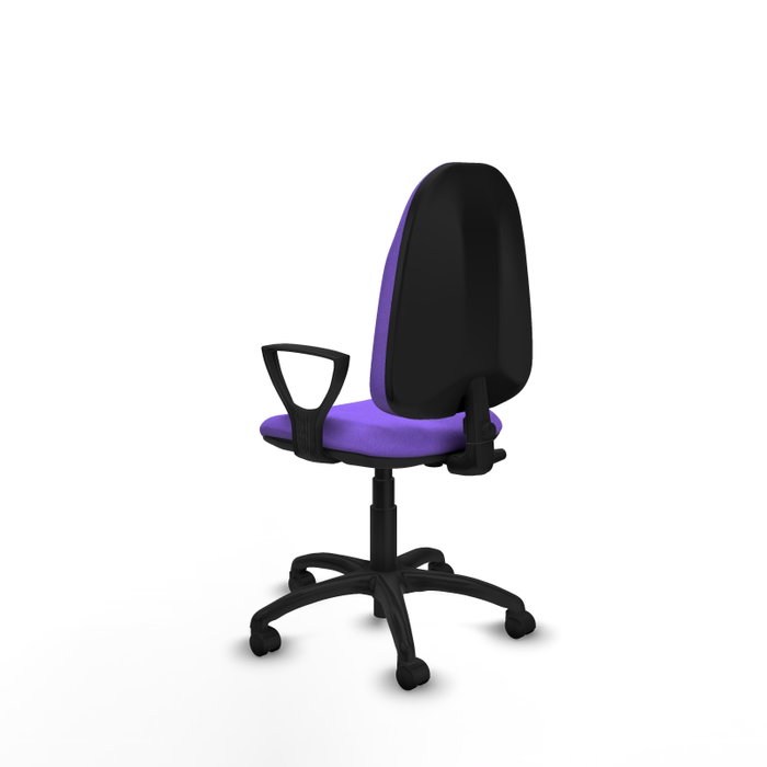 PIQUERAS Y CRESPO Chaise de bureau Algarra, tissu lilas avec accoudoirs fixes PIQUERAS Y CRESPO Chaise de bureau Algarra, tissu lilas avec accoudoirs fixes