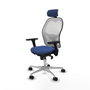Piqueras y Crespo Chaise de Bureau Jorquera 3D086N2 Bleu marine